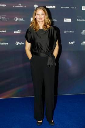 Britta Steffen bei der Verleihung des 16. Deutschen Nachhaltigkeitspreises 2023 im Maritim Hotel. Düsseldorf, 24.11.2023