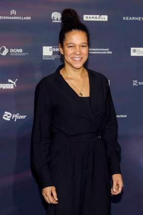 Celia Sasic bei der Verleihung des 16. Deutschen Nachhaltigkeitspreises 2023 im Maritim Hotel. Düsseldorf, 24.11.2023