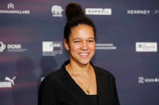 Celia Sasic bei der Verleihung des 16. Deutschen Nachhaltigkeitspreises 2023 im Maritim Hotel. Düsseldorf, 24.11.2023