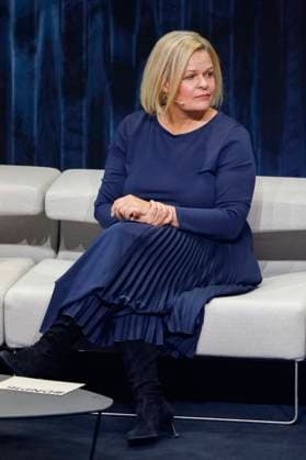 Nancy Faeser bei der Verleihung des 16. Deutschen Nachhaltigkeitspreises 2023 im Maritim Hotel. Düsseldorf, 24.11.2023