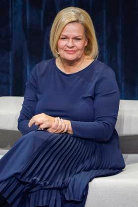 Nancy Faeser bei der Verleihung des 16. Deutschen Nachhaltigkeitspreises 2023 im Maritim Hotel. Düsseldorf, 24.11.2023