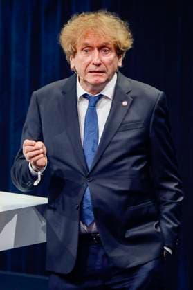 Michael Braungart bei der Verleihung des 16. Deutschen Nachhaltigkeitspreises 2023 im Maritim Hotel. Düsseldorf, 24.11.2023