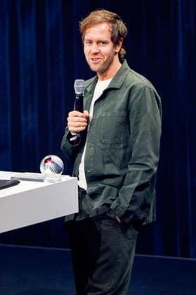 Sebastian Vettel bei der Verleihung des 16. Deutschen Nachhaltigkeitspreises 2023 im Maritim Hotel. Düsseldorf, 24.11.2023