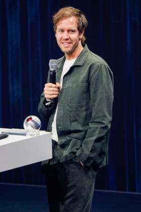 Sebastian Vettel bei der Verleihung des 16. Deutschen Nachhaltigkeitspreises 2023 im Maritim Hotel. Düsseldorf, 24.11.2023