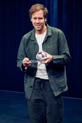 Sebastian Vettel bei der Verleihung des 16. Deutschen Nachhaltigkeitspreises 2023 im Maritim Hotel. Düsseldorf, 24.11.2023