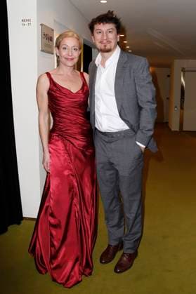 Natalie O Hara und Francois Camus bei der Verleihung des 18. Deutschen Theaterpreises Der Faust 2023 im Thalia Theater. Hamburg, 25.11.2023