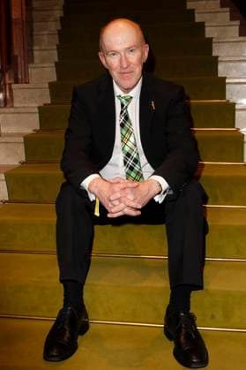 Peter Nottmeier bei der Verleihung des 18. Deutschen Theaterpreises Der Faust 2023 im Thalia Theater. Hamburg, 25.11.2023
