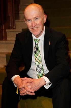 Peter Nottmeier bei der Verleihung des 18. Deutschen Theaterpreises Der Faust 2023 im Thalia Theater. Hamburg, 25.11.2023