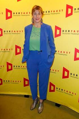 Helene Grass bei der Verleihung des 18. Deutschen Theaterpreises Der Faust 2023 im Thalia Theater. Hamburg, 25.11.2023