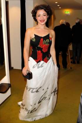 Juliana Zara bei der Verleihung des 18. Deutschen Theaterpreises Der Faust 2023 im Thalia Theater. Hamburg, 25.11.2023