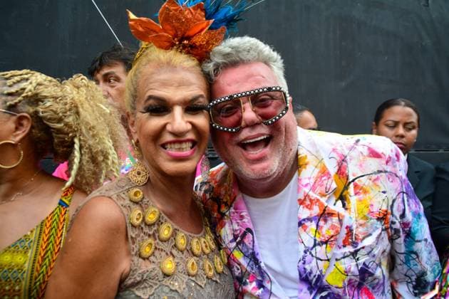Entertainment Themen der Woche KW47 Entertainment Bilder des tages 20th LGBTI+ PARADE MADUREIRA RJ SAO PAULO (RJ), 11 26 2023 - 20th PARADA LGBTI+ RJ - This Sunday (26th) the 20th LGBTI+ Pride Parade takes place in Madureira. Starting the event in front of the Imperio Serrano samba school court on Avenida Edgard Romero. In addition to the participating public, celebrities such as Nilton Cunha, Diego and Amauri from Novela Terra e Paixao meet at Parque Madureira where there are shows and attractions. Rio City Hall set up an operation with teams from CET-Rio, Comlurb and the Municipal Guard. (Foto: Fausto Maia Thenews2 imago images) 20th LGBTI+ PARADE MADUREIRA RJ  Copyright: xFaustoxMaiax