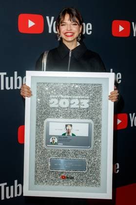 YouTube Music Artist Dinner Award 2023 Nina Chuba (Nina Kaiser) beim YouTube Music Artist Dinner Award 2023 im Grill Royal am 28.11.2023 in Berlin. Copyright: xEventpressxKochanx