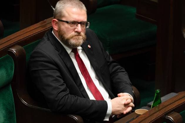 28.11.2023 WARSZAWA SEJM POSIEDZENIE SEJMU IX KADENCJI MEETING OF THE SEJM OF THE REPUBLIC OF POLAND. POLISH PARLIAMENT , WARSAW 28.11.2023 N Z GRZEGORZ BRAUN FOT. MARCIN BANASZKIEWICZ FOTONEWS NEWSPIX.PL --- Newspix.pl NEWSPIX.PL --- Newspix.pl  20231128FNMB099