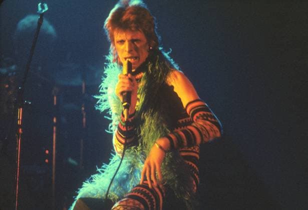 David Bowie - Ziggy Stardust Tour circa 1972 Copyright: xJeffreyxMayerx xRockxNegativesx xMediaPunchx