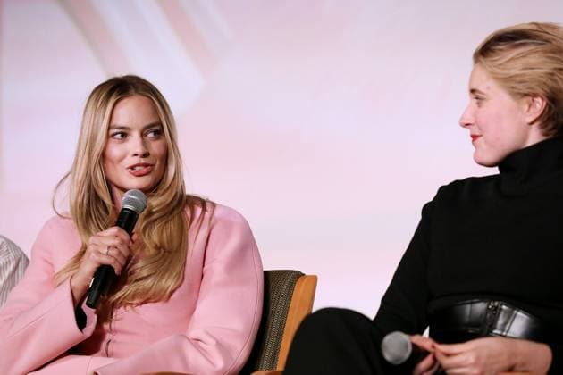 Greta Gerwig, Margot Robbie, America Ferrera and Michael Cera attend Barbie screening and Q&A at DGA Theater in New York Featuring: Margot Robbie, Greta Gerwig Where: New York, New York, United States When: 28 Nov 2023 Credit: Marion Curtis StarPix for Warner Bros. startraksphoto.com EDITORIAL USE ONLY. NOT FOR USE BY NEWSPAPERS BASED IN THE UK. Copyright: xMarionxCurtisx xStarPixxforxWarnerxBros.x 53258719
