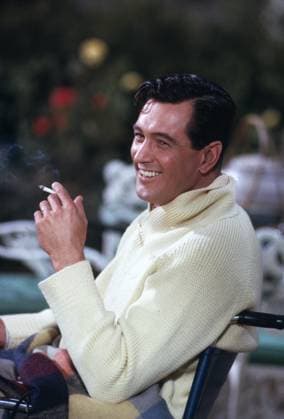 Film Send Me No Flowers Actor Rock Hudson at the set of the film during a break Los Angeles, CA USA  Copyright: xLeoxFuchsx R0507-Hudson-SMNF