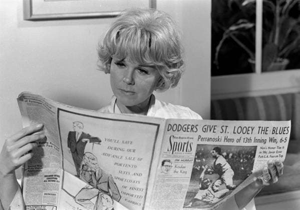 Film Send Me No Flowers Actress Doris Day in a scene of the film Los Angeles, CA USA  Copyright: xLeoxFuchsx R0571-Day-SMNF