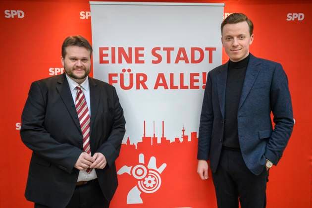 27.11.23,Hannover Regierungskrise SPD trennt sich vom Grünen OB Belit Onay Beendigung der Koalition mit den Grünen Im : Adis Ahmetovic MdB, SPD und Hannovers SPD Fraktionschef Lars Kellich : Region Hannover Niedersachsen GERMANY