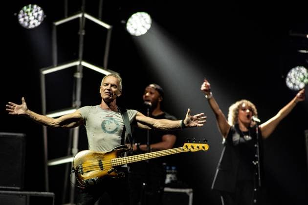 Entertainment Themen der Woche KW48 Entertainment Bilder des Tages AMSTERDAM - Sting gives a catch-up concert in the AFAS Live. In November 2022, the British singer also performed in the Amsterdam pop venue, but had to end the performance early due to voice problems. ANP PAUL BERGEN netherlands out - belgium out  Copyright: xx x485136986x originalFilename: 485136986.jpg