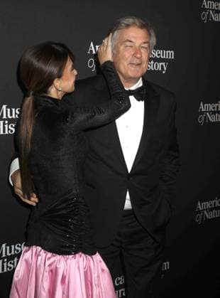 November 30, 2023, New York, New York, USA: HILARIA BALDWIN and ALEC BALDWIN seen at the red carpet arrivals for 2023 American Museum of Natural HistoryÃ¢â‚¬â ¢s annual Ã¢â‚¬ËœThe Museum GalaÃ¢â‚¬â ¢ event. New York USA - ZUMAk03_ 20231130_zaf_k03_023 Copyright: xNancyxKaszermanx