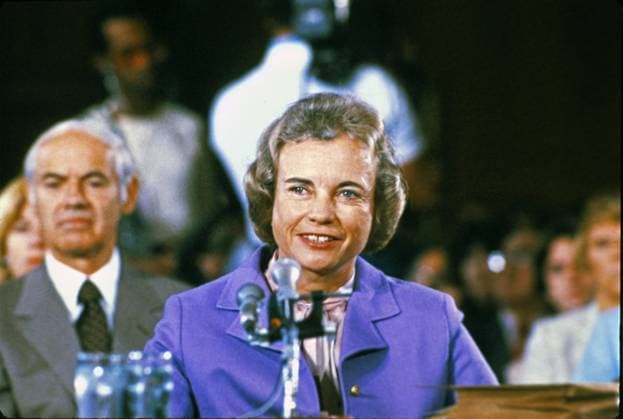 **FILE PHOTO** Sandra Day O Connor Has Passed Away. Judge Sandra Day O Connor, of the Arizona Court of Appeals, United States President Ronald Reagan s nominee as Associate Justice of the Supreme Court to replace Potter Stewart who retired, testifies before the US Senate Judiciary Committee for her confirmation hearing in Washington, DC on September 9, 1981. Judge O Connor is the first woman ever nominated for a seat on the US Supreme Court. Copyright: xCNPx xMediaPunchx