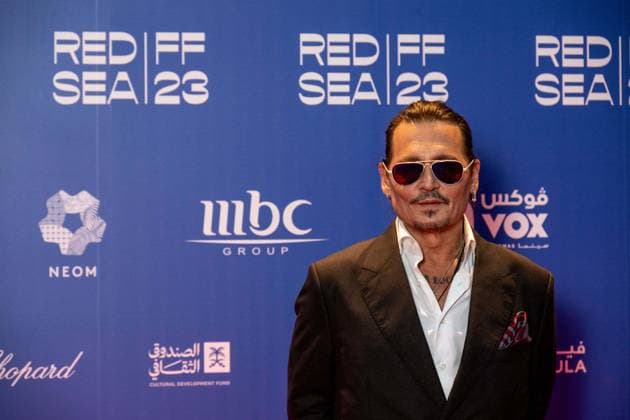 Entertainment Themen der Woche KW48 Entertainment Bilder des Tages Red Sea Film Festival Day 2 - Jeddah US actor Johnny Depp arrives for an ?In Conversation? session, at a mall in Jeddah, Saudi Arabia, on December 1, 2023, as part of the 3rd edition of Red Sea Film Festival. Photo by Balkis Press ABACAPRESS.COM Jeddah Saudi Arabia  Copyright: xBalkisxPress ABACAx