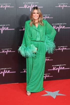 . 01 12 2023. London, United Kingdom. Laura Whitmore arriving for an audience with Kylie Minogue at the Royal Albert Hall in London.  xStephenxLockx xi-Imagesx IIM-24852-0009