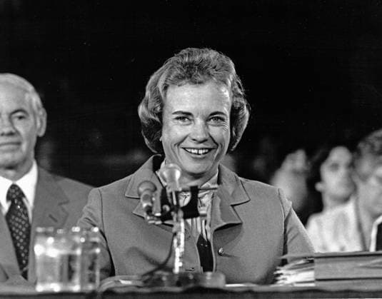 September 9, 1981, Washington, District of Columbia, USA: Judge Sandra Day O Connor, of the Arizona Court of Appeals, United States President Ronald Reagan s nominee as Associate Justice of the Supreme Court to replace Potter Stewart who retired, testifies before the US Senate Judiciary Committee for her confirmation hearing in Washington, DC on September 9, 1981. Judge O Connor is the first woman ever nominated for a seat on the US Supreme Court Washington USA - ZUMAs152 19810909_zaa_s152_006 Copyright: xJoexSilvermanx