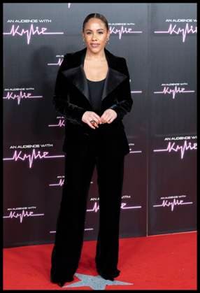 . 01 12 2023. London, United Kingdom. TV Sports Presenter Alex Scott arriving at an audience with Kylie Minogue at the Royal Albert Hall in London.  xStephenxLockx xi-Imagesx IIM-24852-0075