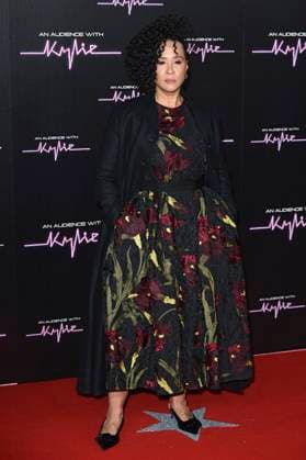 Golda Rosheuvel bei der Ankunft zum Konzert An Audience with Kylie in der Royal Albert Hall. London, 01.12.2023