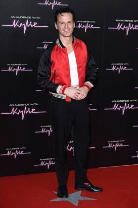 Andrew Scott bei der Ankunft zum Konzert An Audience with Kylie in der Royal Albert Hall. London, 01.12.2023