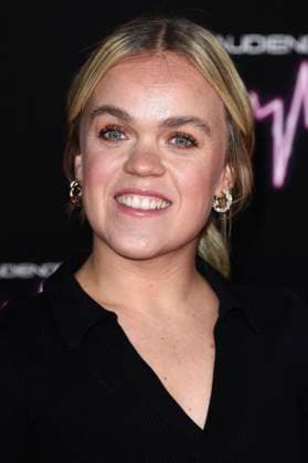 Ellie Simmonds bei der Ankunft zum Konzert An Audience with Kylie in der Royal Albert Hall. London, 01.12.2023