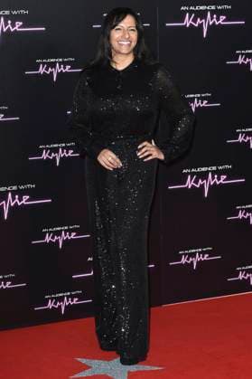 Ranvir Singh bei der Ankunft zum Konzert An Audience with Kylie in der Royal Albert Hall. London, 01.12.2023