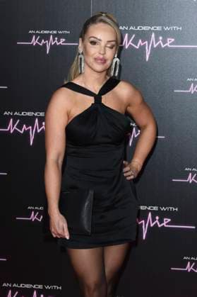 Katie Piper bei der Ankunft zum Konzert An Audience with Kylie in der Royal Albert Hall. London, 01.12.2023