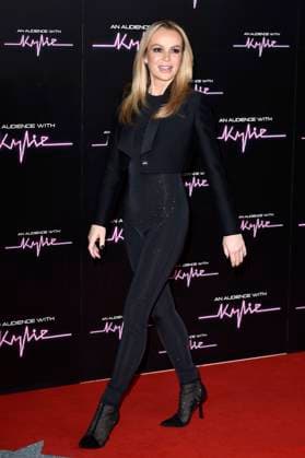 Amanda Holden bei der Ankunft zum Konzert An Audience with Kylie in der Royal Albert Hall. London, 01.12.2023