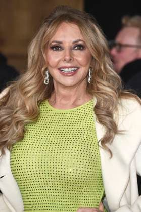 Carol Vorderman bei der Ankunft zum Konzert An Audience with Kylie in der Royal Albert Hall. London, 01.12.2023