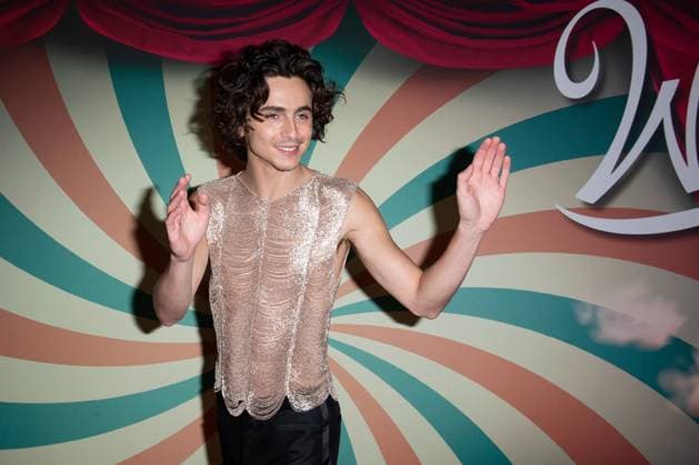 Bilder des Jahres 2023, Entertainment 12 Dezember Entertainment Themen der Woche KW48 Avant-Premiere du film Wonka - Timothee Chalamet 299405 2023-12-01 Paris France  Copyright: xLionelxGuericolasx xStarfacex STAR_299405_139