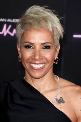 Kelly Holmes bei der Ankunft zum Konzert An Audience with Kylie in der Royal Albert Hall. London, 01.12.2023