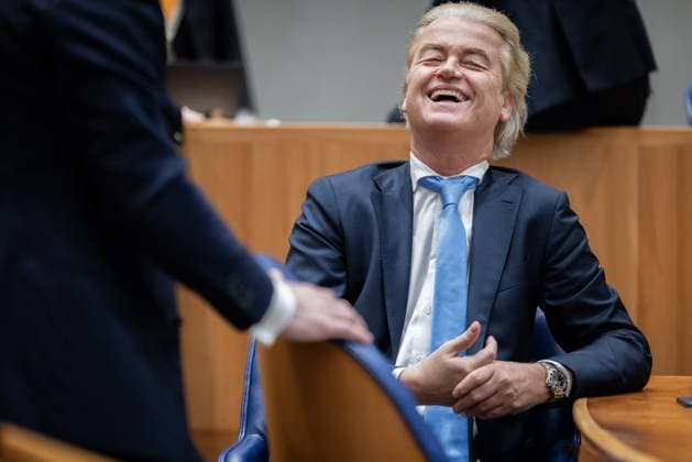 News Themen der Woche KW48 News Bilder des Tages THE HAGUE - Geert Wilders (PVV) in the House of Representatives during the vote on a recount of the votes cast during the House of Representatives elections. The reason is inexplicable counting differences at four polling stations in Tilburg. It could be exciting, especially for D66 and the SP. D66 lost a residual seat to the Socialists due to a 160 vote difference. ANP LAURENS VAN PUTTEN netherlands out - belgium out  Copyright: xx x485242782x originalFilename: 485242782.jpg