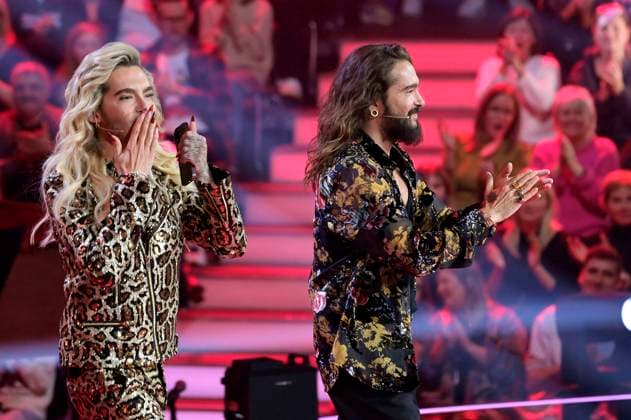 Bilder des Jahres 2023, Entertainment 12 Dezember Entertainment Themen der Woche KW48 Bill Kaulitz und Tom Kaulitz im Halbfinale der 13. Staffel der Castingshow The Voice of Germany 2023 im Studio H Berlin Adlershof. Berlin, 01.12.2023 *** Bill Kaulitz and Tom Kaulitz in the semi-finals of the 13th season of the casting show The Voice of Germany 2023 at Studio H Berlin Adlershof Berlin, 01 12 2023 Foto:xF.xKernx xFuturexImagex voice_halbfinale_0239
