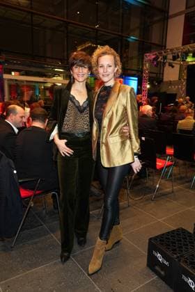 Christina Hecke und Stefanie Henn bei der Daffne Verleihung von der Deutschen Akademie fuer Fernsehen am 2.12.2023 in Berlin Daffne Verleihung 2023 in Berlin