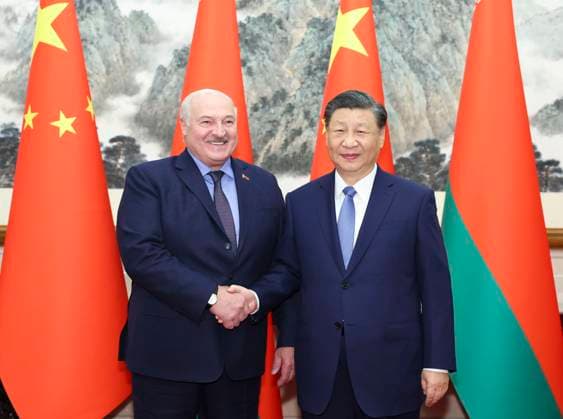 News Themen der Woche KW49 News Bilder des Tages (231204) -- BEIJING, Dec. 4, 2023 -- Chinese President Xi Jinping meets with Belarusian President Alexander Lukashenko in Beijing, capital of China, Dec. 4, 2023. ) CHINA-BEIJING-XI JINPING-BELARUS-PRESIDENT-MEETING (CN) HuangxJingwen 