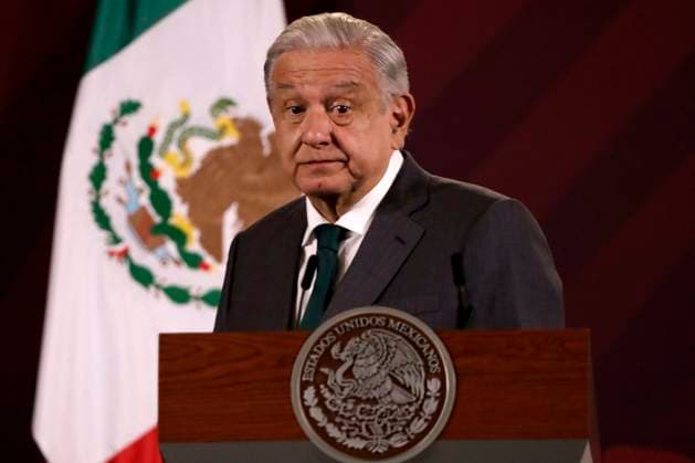Andres Manuel Lopez Obrador, president of Mexico with a press conference at the National Palace December 4, 2023, Mexico City, Mexico: The president of Mexico, Andres Manuel Lopez Obrador at the press conference at the National Palace in Mexico City. on December 4, 2023 in Mexico City, Mexico (Photo by Luis Barron Eyepix Group). Copyright: xLuisxBarronx xEyepixxGroupx LB_20231204-27