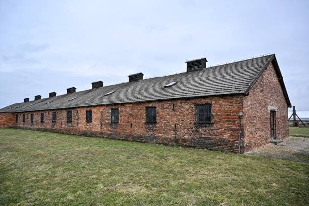 RECORD DATE NOT STATED Poland: Auschwitz concentration camp Poland: on the territory of the towns of Oswiecim (Auschwitz in German) and Brzezinka (Birkenau), the Auschwitz-Birkenau concentration camp, belonging to a network of Nazi concentration and extermination camps of the third Reich. Here, the Auschwitz Birkenau concentration camp, also known as Auschwitz 2. Opened on October 8, 1941, initially for Soviet prisoners of war, it was both a concentration camp and an immediate killing center, where over a million people perished, the vast majority of them Jews and Gypsies. Camp dormitories. Europe; Central Europe; Poland  Copyright: xSoudanxE Alpaca Andia.frx 418541