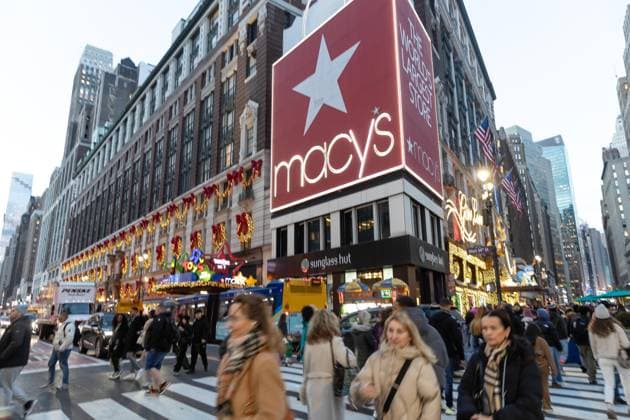 November 30, 2023, New York City, NY, USA: View of the Macys department store in New York in the United States New York City USA - ZUMAc233 20231130_zsp_c233_028 Copyright: xVanessaxCarvalhox