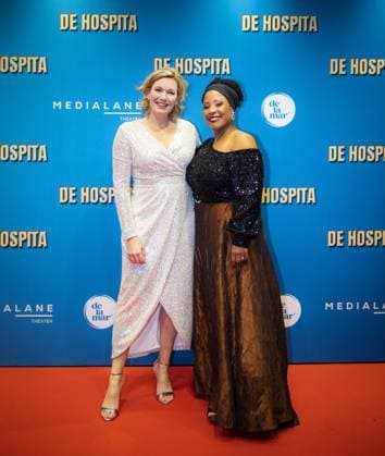 Entertainment Themen der Woche KW49 Entertainment Bilder des Tages AMSTERDAM - Marlijn Weerdenburg on the red carpet for the premiere of the musical De Hospita, written especially for Simone Kleinsma. ANP RAMON VAN FLYMEN netherlands out - belgium out  Copyright: xx x485467198x originalFilename: 485467198.jpg