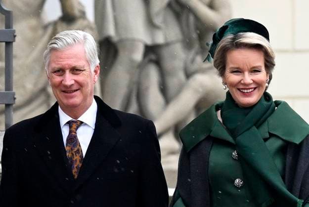 Entertainment Themen der Woche KW49 Entertainment Bilder des Tages State visit of King Philippe and the Queen Mathilde to Germany Day 1 BERLIN, GERMANY - DECEMBER 05 : King Philippe and Queen Mathilde are welcomed by President Steinmeier and Mrs elke Büdenbender in the Schloss Bellevue December 5, 2023 in Berlin, Germany, 05 12 2023. Berlin Germany  Copyright: xBertxVanxDenxBrouckex