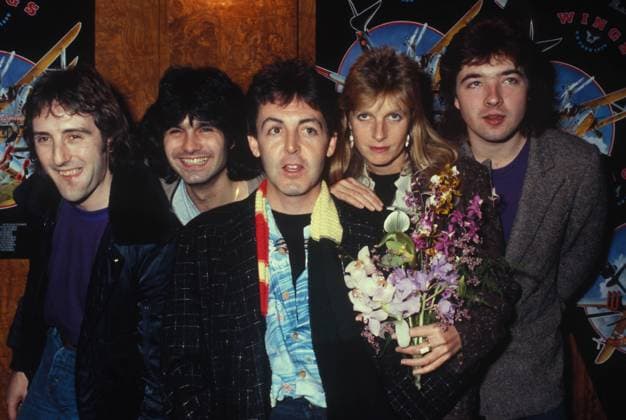 BRITISH BAND WINGS, FEATURING PAUL MCCARTNEY. BRITISH BAND WINGS, FEATURING PAUL MCCARTNEY., Credit:LONDON FEATURES Avalon  Copyright: xLONDONxFEATURESx xAvalonx OBIT_Denny_Laine_dies_79_550976653