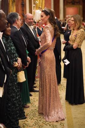 . 05 12 2023. London, United Kingdom. Kate Middleton, the Princess of Wales, at the annual Diplomatic Reception at Buckingham Palace London.  xPoolx xi-Imagesx IIM-24861-0002