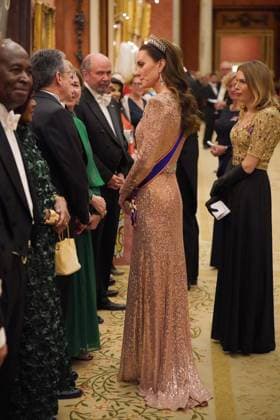 . 05 12 2023. London, United Kingdom. Kate Middleton, the Princess of Wales, at the annual Diplomatic Reception at Buckingham Palace London.  xPoolx xi-Imagesx IIM-24861-0003